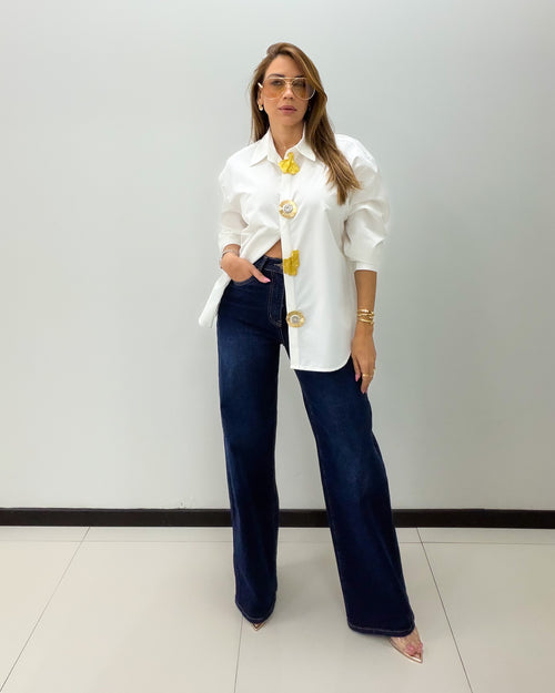 BUTTONS DETAILS BLOUSE