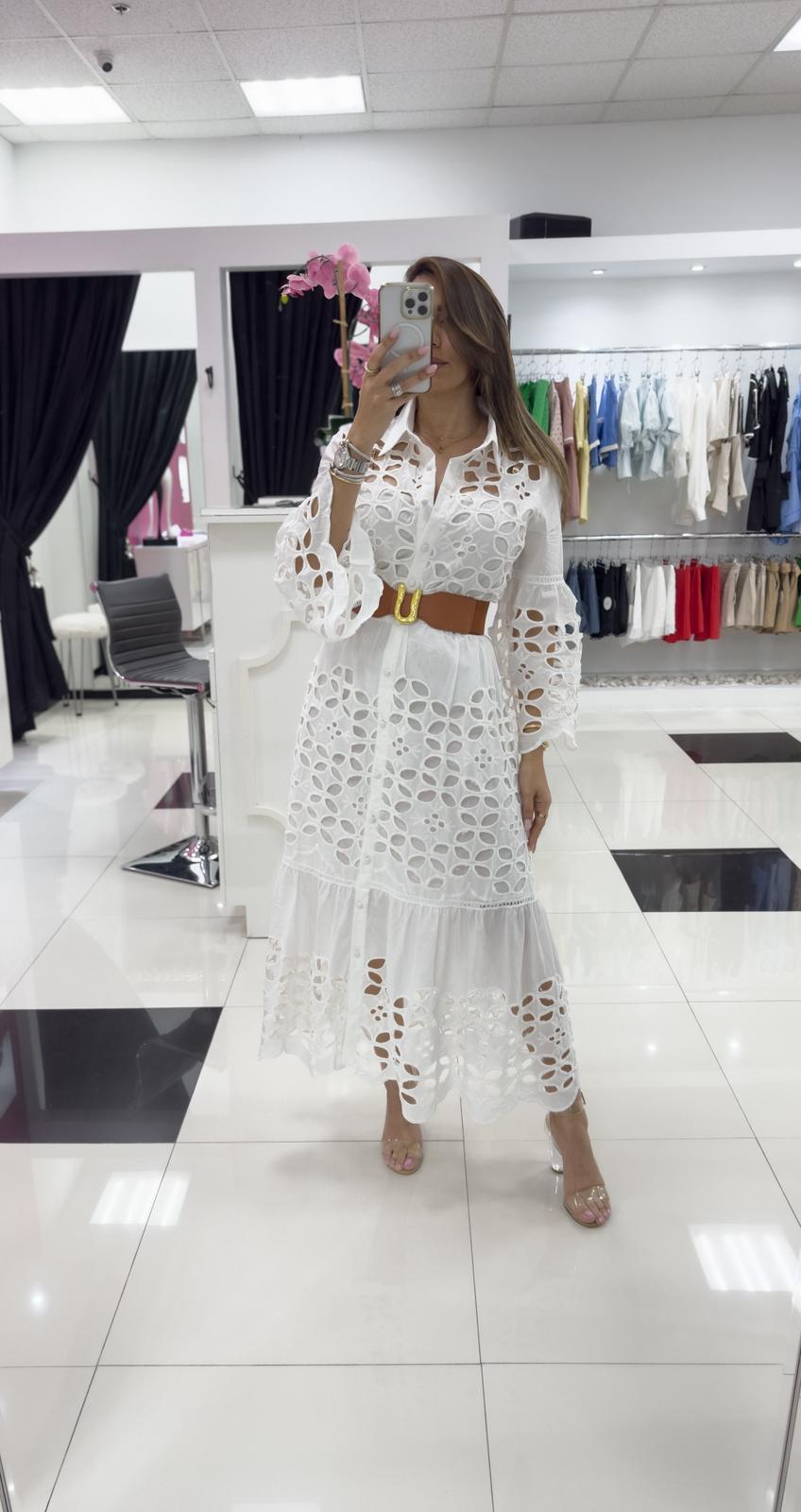 即日発送新品 COCO LONG DRESS ピンク ワンピース テクスチャー カットアウト ロングワンピース - ピンク | ZARA
